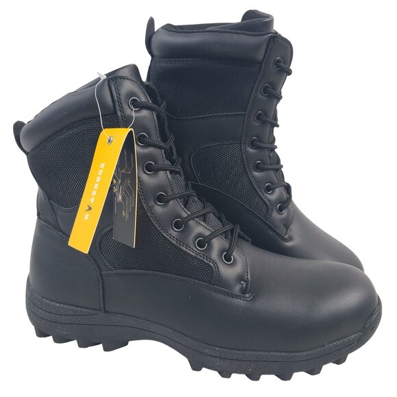Eurostar Shoes - NEW Eurostar Women's Stout Black Tactical Boots Sz 10 Man-Made Materials